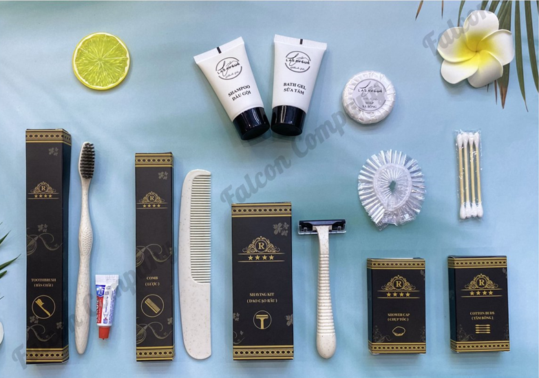 Bộ amenities lúa mạch cao cấp đóng bao vì hộp giấy