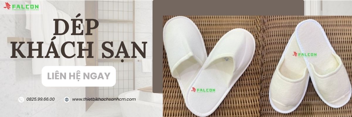Banner dép khách sạn Falcon