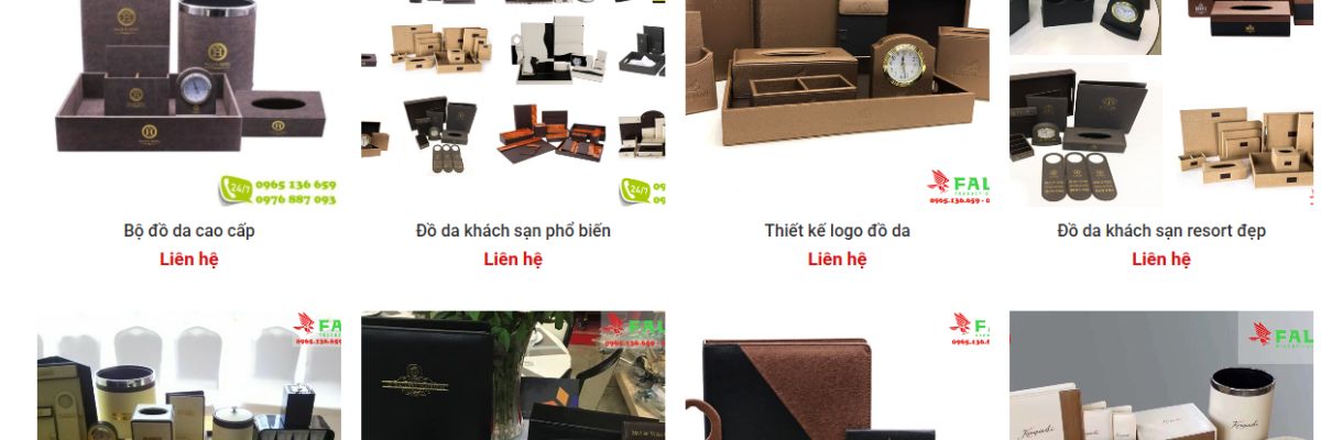 banner bộ đồ da khách sạn đẹp