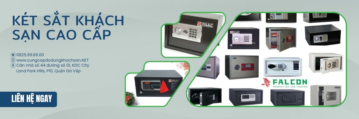 banner két sắt khách sạn cao cấp