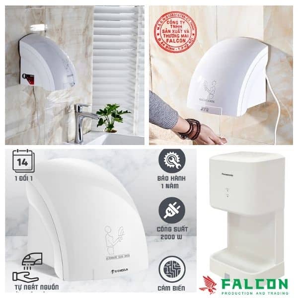 Máy sấy tay khách sạn Falcon