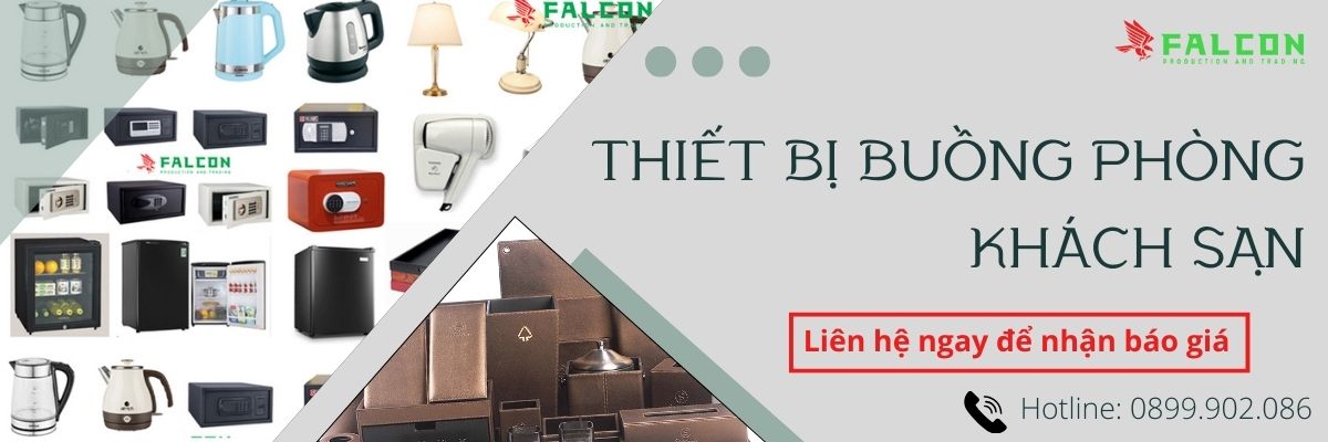 Banner thiết bị buồng phòng khách sạn