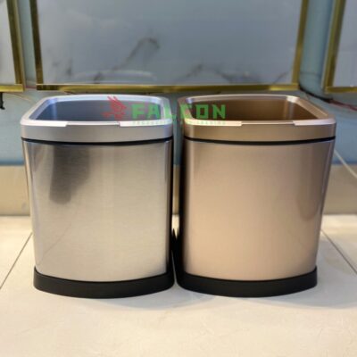 Thùng rác 2 lớp không nắp đa dạng màu sắc