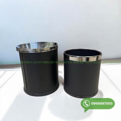 Thùng rác 2 lớp khách sạn không nắp