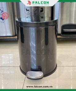 Sản phẩm thùng rác nano đạp chân hình tròn 6l