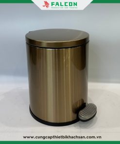 Sản phẩm Thùng rác nano đạp chân hình tròn 8l sang trọng