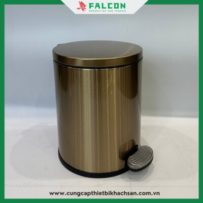 Sản phẩm Thùng rác nano đạp chân hình tròn 8l sang trọng