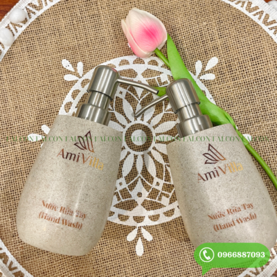 Bình đựng resin màu cát