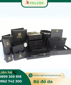 Bộ đồ da khách sạn màu đen cao cấp