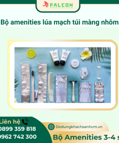 Bộ amenities đen bao bì vỏ hộp giấy tiện dụng thân thiện với môi trường