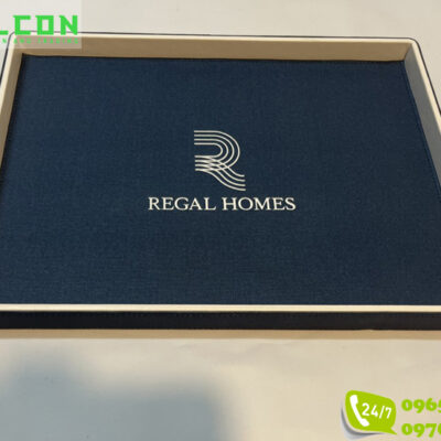 Khay minibar khách sạn bọc da pu cao cấp