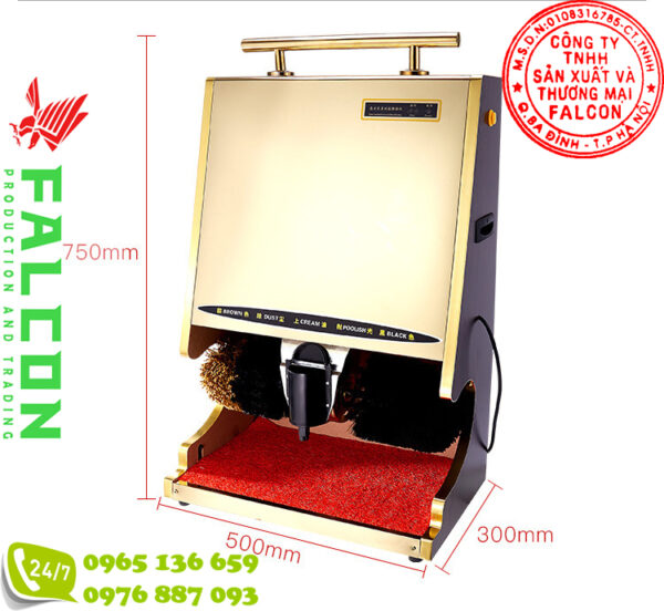 Kính thước máy đánh giày cỡ lớn