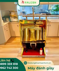 Máy đánh giày khách sạn cỡ lớn cao cấp mạ vàng