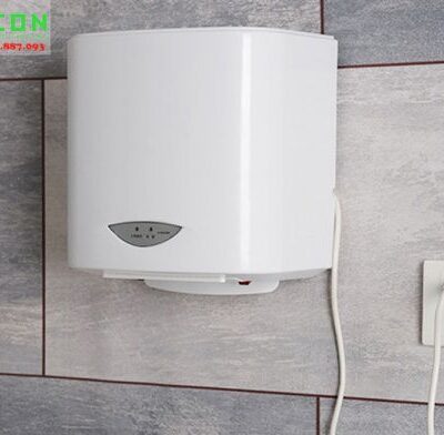 máy sấy tay tự động trong phòng tắm