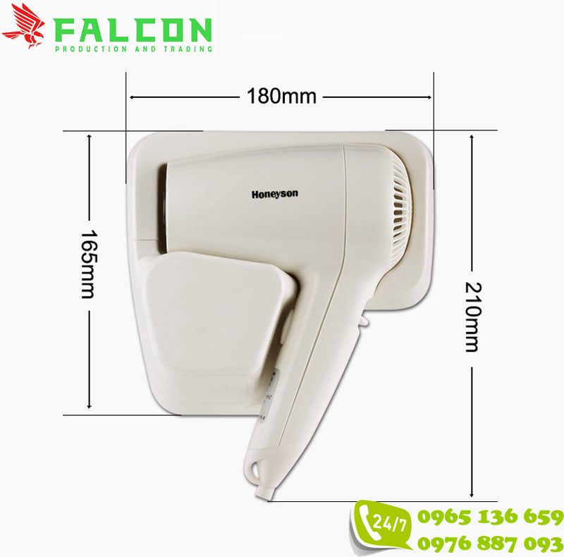 Thông số máy sấy tóc gắn tường Honeyson