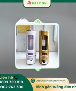 Sản phẩm bình đựng dung dịch gắn tường đơn nhựa cao cấp