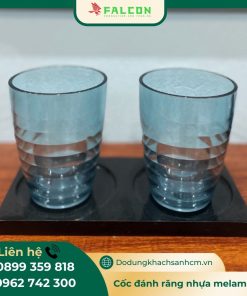Cốc đánh răng Melanine sang trọng