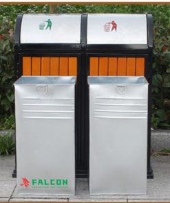 Thùng rác đôi ngoài sảnh