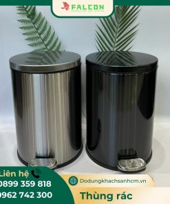 Sản phẩn thùng rác nano khách sạn đạp chân 8l