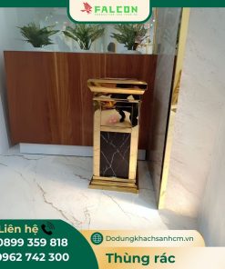 Thùng rác đá hoa cương