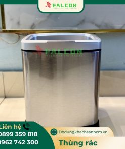 Sản phẩm Thùng rác nano 2 lớp không nắp hình chữ nhật 6L