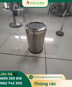 Thùng rác khách sạn nắp bập bênh cao cấp tiện lợi