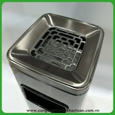 Loại thùng rác sảnh gạt tàn vuông