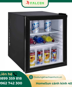 Tủ mát khách sạn HomeSun cánh kính 40 lít