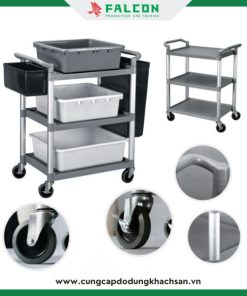 Công năng xe đẩy dọn dẹp 3 tầng cao cấp