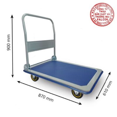 Xe đẩy đồ đạc xếp gọn 4 bánh