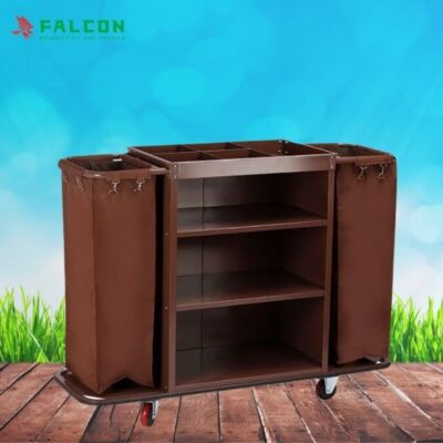 Xe đẩy dọn phòng 2 túi