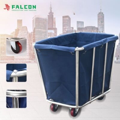 Xe để đồ dơ khách sạn 1 túi đựng cao cấp