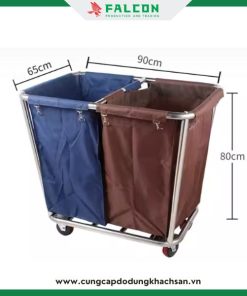 Thông số xe dọn đồ dơ 2 túi