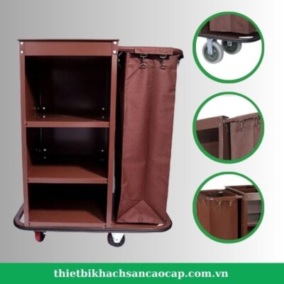 Xe dọn phòng khách sạn 1 túi
