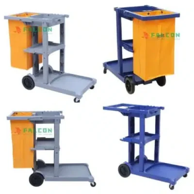 Xe dọn vệ sing một túi