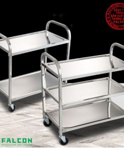 Xe dọn vệ sinh inox 304 cao cấp