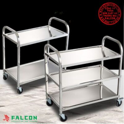 Xe dọn vệ sinh inox 304 cao cấp