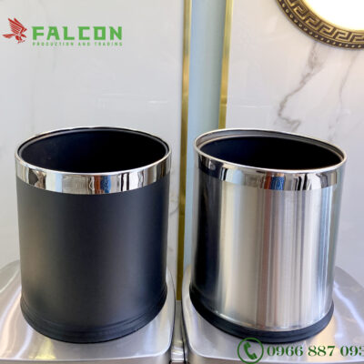 Thùng rác phòng ngủ 2 lớp không nắp