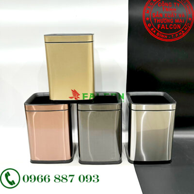 Thùng rác không nắp 8l cao cấp