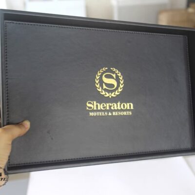 Khay minibar cỡ vừa đồ da