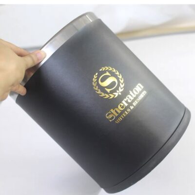 Thùng rác trong phòng bọc da khách sạn